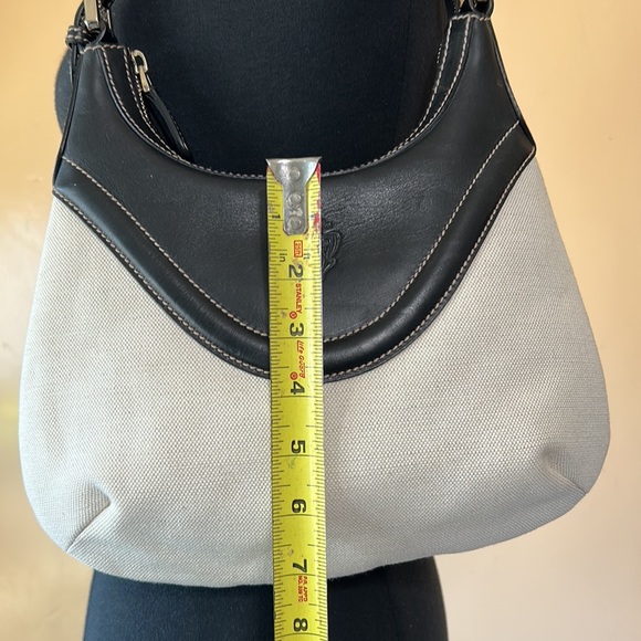 Gucci Crest Leather & Canvas Hobo Bag AUTHENTIC - Picture 13 of 16